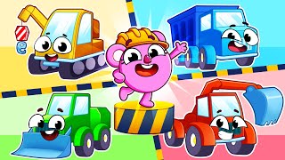 construction truck heroes helping friends kids songs nursery