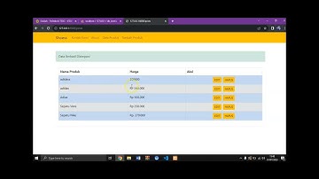 Demo project membuat Crud menggunakan Riect JS dan Laravel
