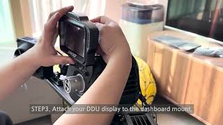 RIGFORGE Logitech RS50 Dashboard Mount Installation Guide | DDU &amp; Phone Holder Setup
