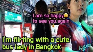 A Cute Bus Guide Girl In Bangkok Has Something Going On With Me, Love Triangle With 2 Bangkok Girls