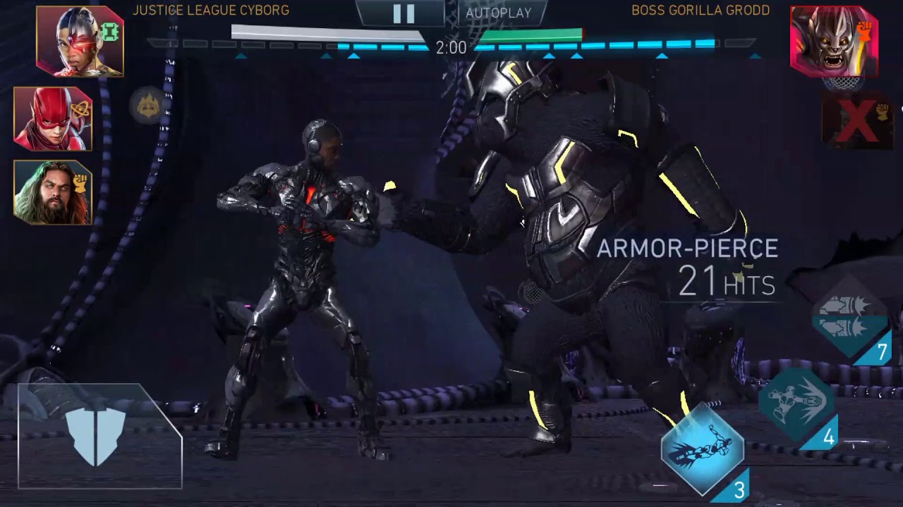 JLC vs T4 GG Claw of Horus Level 3 Injustice 2 Mobile YouTube