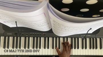MAJOR 7th CHORDS 2nd INVERSION : HOW TO PLAY THEM IN ALL KEYS + FINGERING