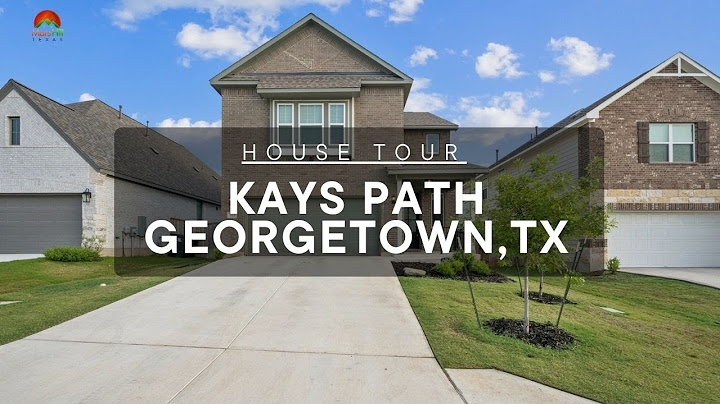 MLS House Tour: 321 Kays PathGeorgetown,TX - Charming Two-Story Home in Patterson Ranch
