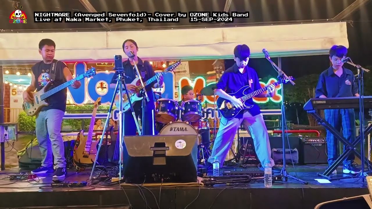 NIGHTMARE (Avenged Sevenfold) - Cover by OZONE Kids Band ***Freaking Version
