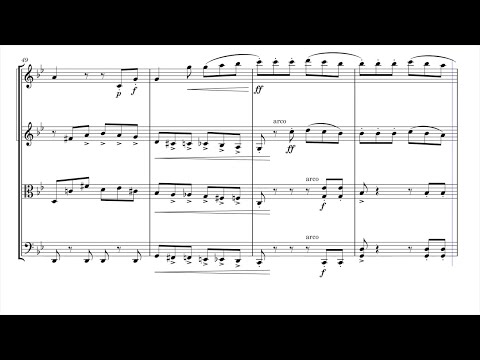 2023 iGCSE Grade 9 36/36 Free Composition (String Quartet in G major)