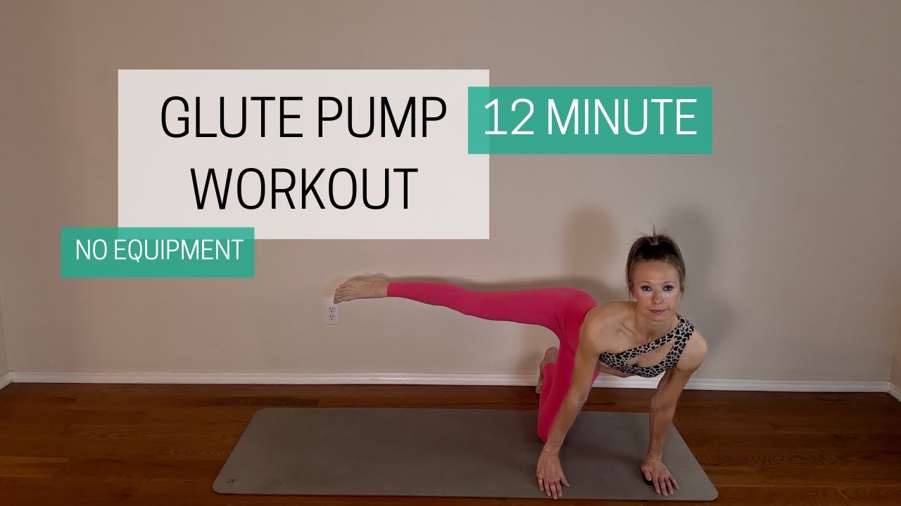 12 Minute Glute Pump Workout - No Equipment - YouTube