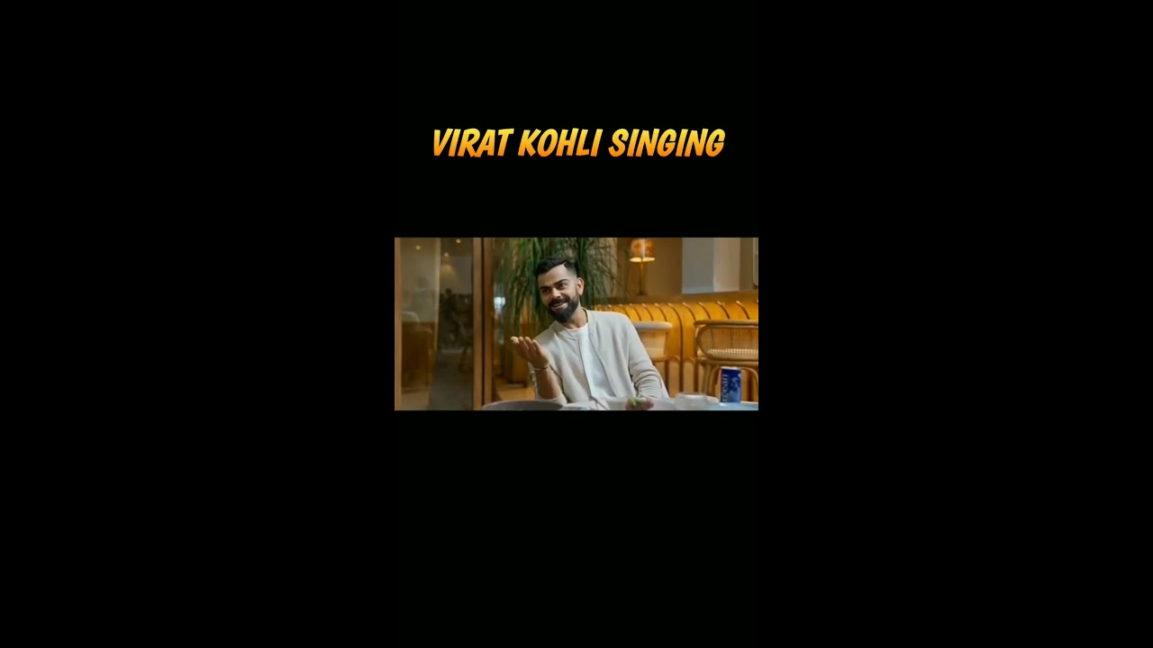 VIRAT KOHLI SINGING MERE MEHBOOB SONG  shorts  ytshorts  viratkohli  virat  vk18