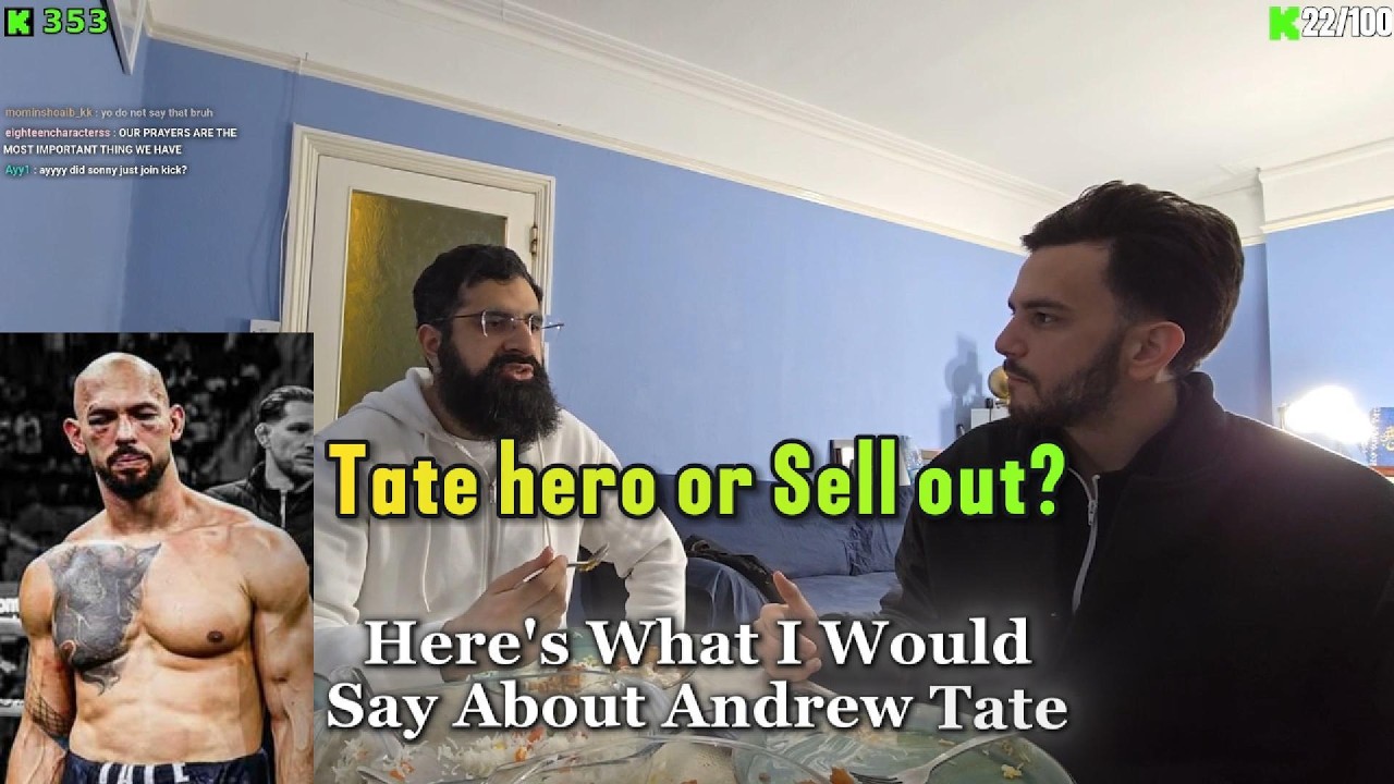 Andrew tate stood up for Masculanity Smile to Jannah and Sonny faz at iftar discussion