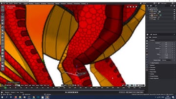 very uncomplicated dragon making process in blender 2.8 (2)