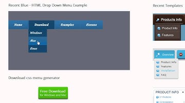 CSS3 Menu - Easy way to create a navigation menu bar!