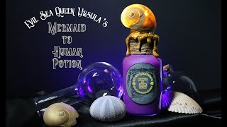 Ursulas Mermaid To Human Potion Diy Potion Prop Bottle The Little Mermaid Ariels Voice Shell