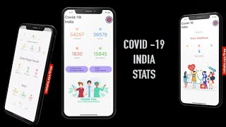 Covid-19 India App | Flutter | Covid-19 tracker Realtime data screenshot 1