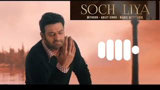 Soch Liya Bgm Ringtone | Radhe Shyam | Prabhas, Pooja Hegde | #radheshyam Thumb