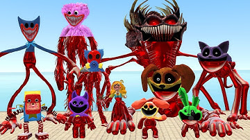 TURNING ALL RUBY POPPY PLAYTIME CHAPTER 3 CHARACTERS INTO RUBY! In Garry