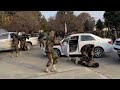 گوشه ای از نمایش نیرو های مسلح امارت اسلامی افغانستان در مقر وزارت دفاع ملی 