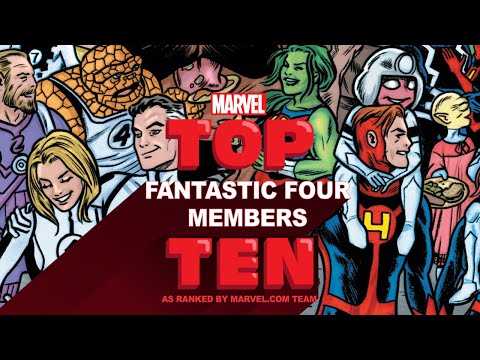 Top 10 Fantastic Four Members - Top 10 - 동영상