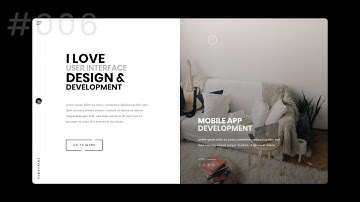 Web UI Design Speed Art #006