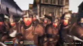 Daggerfall Guards in Oblivion lol