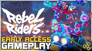 REBEL RIDERS Gameplay - Early Access - New KING IP - Multiplayer Arena Car Shooter - Android/iOS