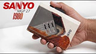 Restoring a Rusty Vintage SANYO Personal Stereo MGP27 Music from the 80s (ASMR) RESTORATION screenshot 1