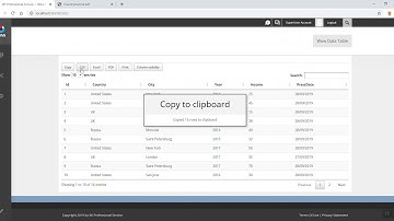 Creating Table using Wow Data Table in DNN
