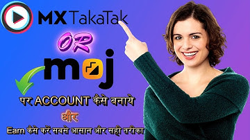 Moj App Me Account Kaise Banaye | How To Create Account In Moj App