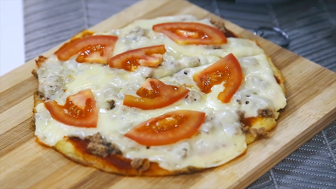 PIZZA DE BATATA DOCE - sem farinha e sem lactose