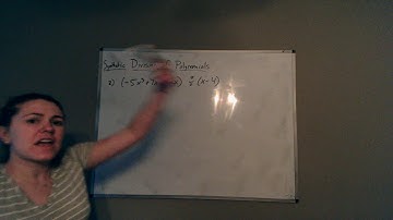 Day 12 Video 2: Synthetic Division of Polynomials