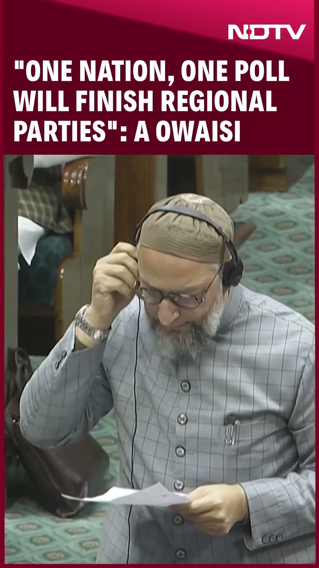 One Nation One Election Will Finish Regional Parties: Asaduddin Owaisi