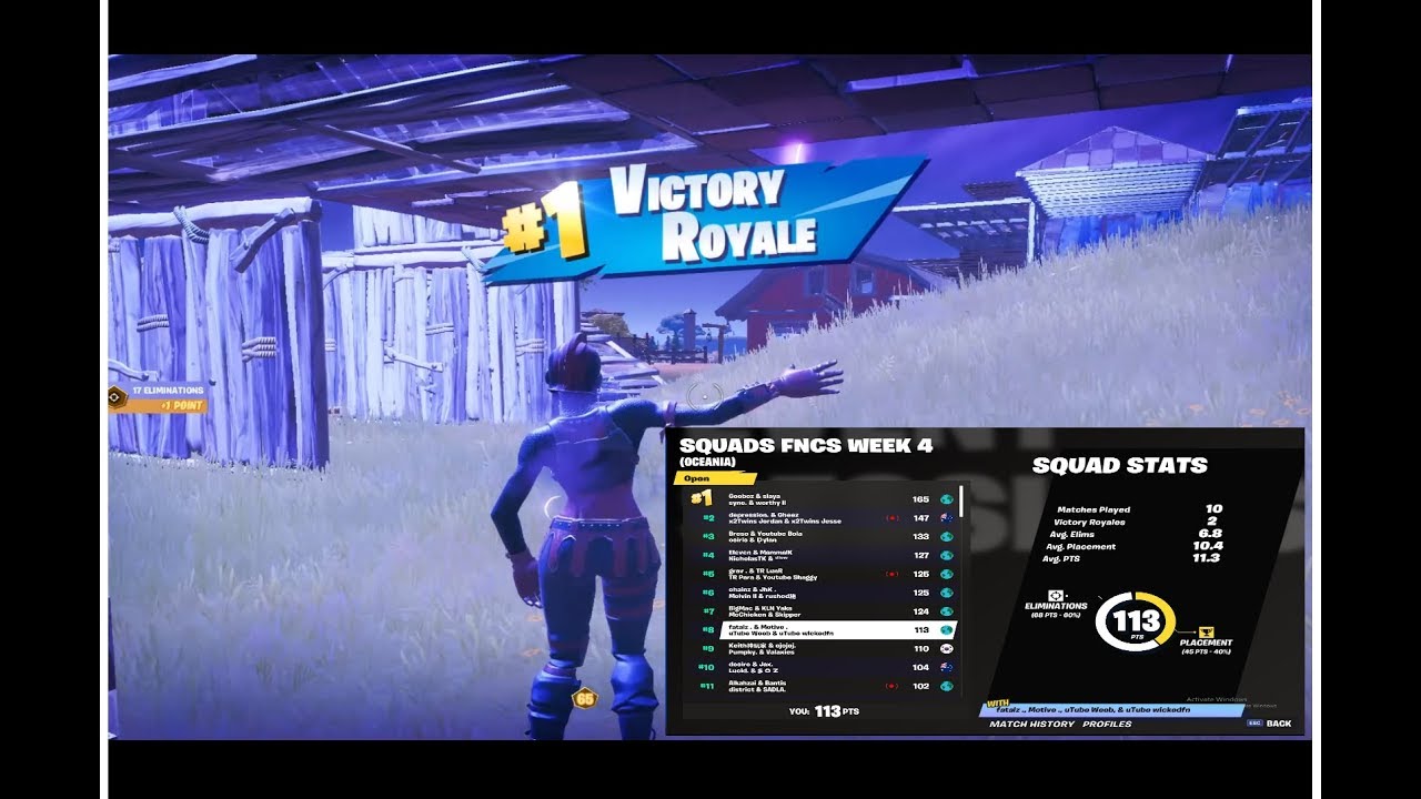 HOW WE PLACED 10TH IN FNCS OPENS!