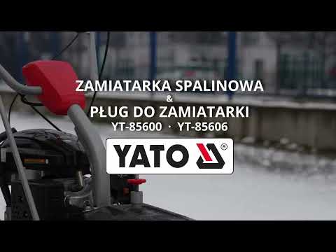 Підмітальна машина бензинова YATO 3.5 кВт 0.7-1.2 м/с ширина 1 м, відео 1