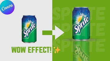 Pro Designers Use This Reflection Effect in canva (Canva Tutorial)