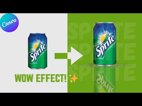 Pro Designers Use This Reflection Effect in canva (Canva Tutorial)