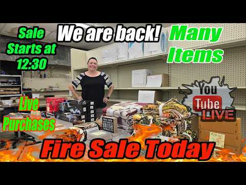 🔥 LIVE FIRE SALE! Home Décor, Tools, Gifts, Snacks & Hidden Treasures • CLAIM ITEMS LIVE! thumbnail