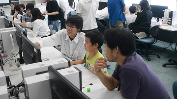 プログラミングって面白い　高校生が小学生に伝授