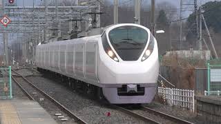 ひたち9号 E657系 K-1編成 内原駅通過
