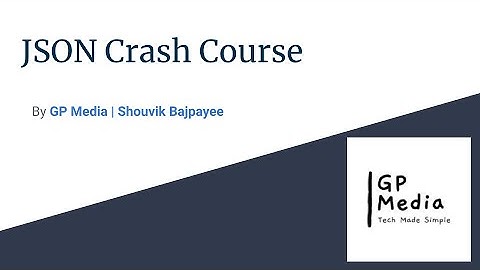 Introduction | JSON Crash Course