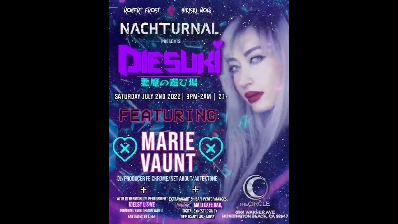 Catch Gothest & Marie Vaunt at Die Suki, July 2, 2022 (Anime Expo Weekend)!