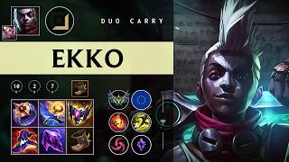 Ekko Carry vs Zac - EUW Challenger Patch 26.07