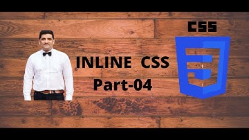 CSS Bangla Tutorials By Anik Rahman | What is Inline CSS Part- 04