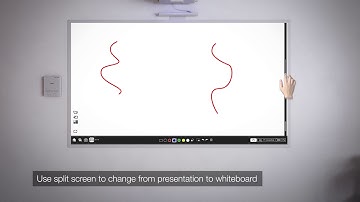 How to use the digital whiteboard EB-1485Fi