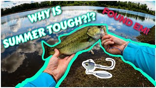 Bass Fishing HOT SUNNY Days! SUMMER Bass Fishing Lures! (Try These)