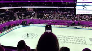 Vladimir Samoilov Poland Free Skating Live European Figure Skating Championships Kaunas 2024