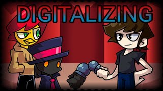 Digitalizing but Max and Sr Zark vs Ju cover - The amazing digital funkin