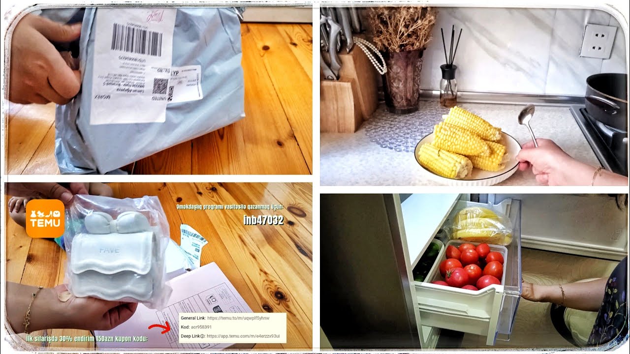 Günlərim necə keçir? evdəki işlərim// TEMU dan Nazlının hədiyyə ayaqqabıları gəldi👌🏻