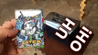 Pokemon Cards Vs Toaster!? (Dont Try This At Home!)