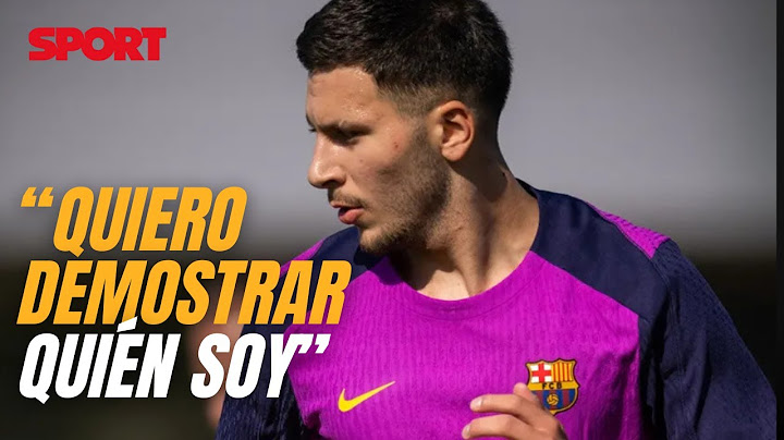 🗣️ Las primeras PALABRAS de ROONY BARDGHJI como jugador del FC BARCELONA
