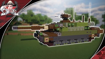 Minecraft: Modern Type 10 "Hitomaru" | Main Battle Tank Tutorial