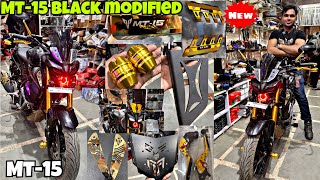 MT-15 black colour modified Mt-15 New Update for modification 💰