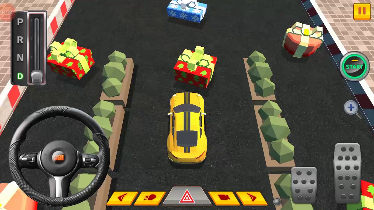 Playing a car game YouTube